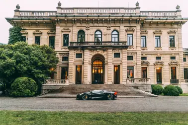 Der W16 Mistral beim Concorso d'Eleganza Villa d'Este 2023, der am Comer See in Italien veranstaltet wird.