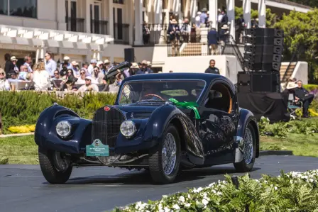 Le châssis de la Type 57 a fait l'objet de nombreux dessins magnifiques, mais le plus étonnant d'entre eux est sans doute né de l'esprit de Jean Bugatti lui-même : l'Atalante.