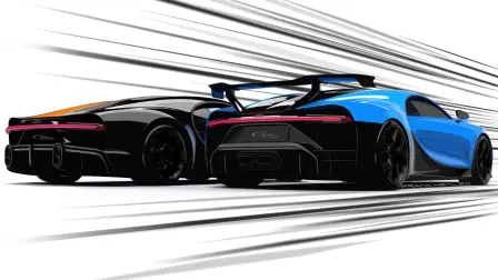 Bugatti Chiron Pur Sport vs. Bugatti Super Sport 300+
