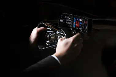 In the seat bucket, customers were able to get an idea for the first time of what it will feel like to sit ahead of Bolide's steering wheel.