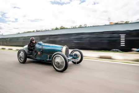 Ettore Bugatti was one of the first automobile manufacturers to understand the commercial benefits of publicity gained by racing – and winning.