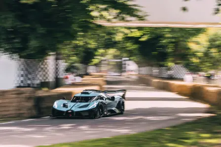 La Bugatti Bolide au Goodwood Festival of Speed 2024.